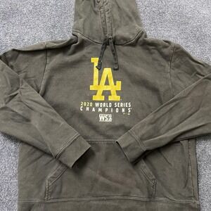 Los Angeles Dodgers Hoodie Mens XL Black MLB Baseball Fanatics 2020 World Series